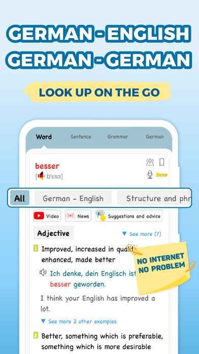 Faztaa German Dictionary Screenshot