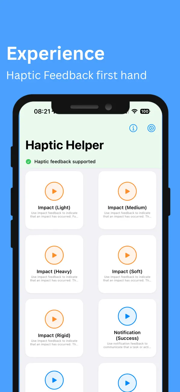 #1. Haptic Helper (iOS) di: Alexander Kozlowski