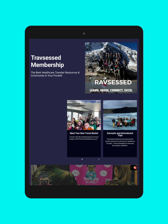 Travsessed iPad screenshot