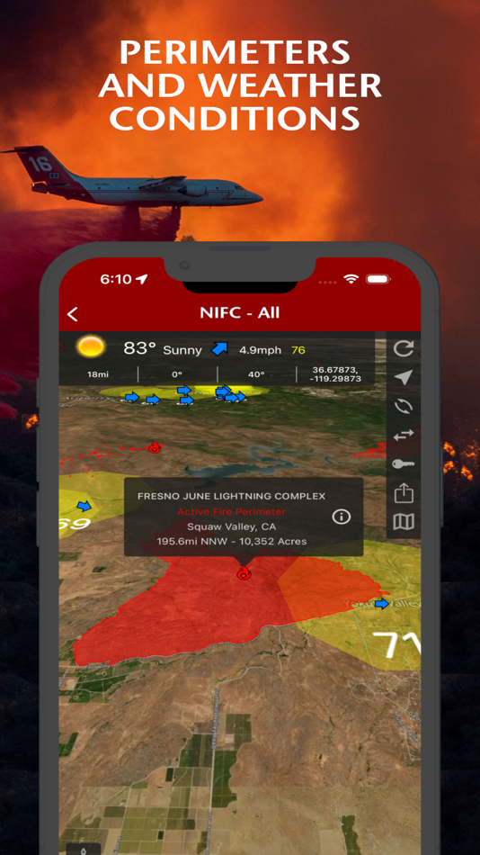 #4. Fires: Wildfire News and Atlas (iOS) 由: Ryan Strouse