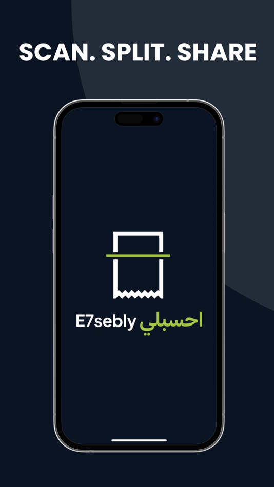 #1. E7sebly - Smart Bill Splitting (iOS) Bởi: Daniel Sherif