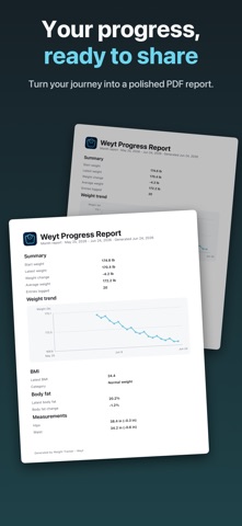 Weyt: Weight Tracker & BMI Log Screenshot 4 of 7