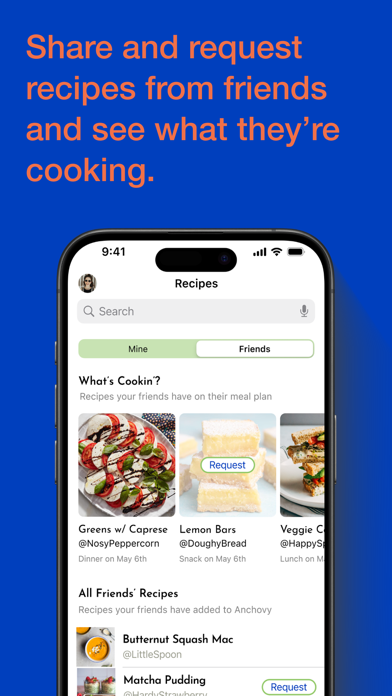 Anchovy: Recipes & Meal Plan Screenshot