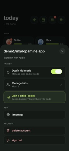 myDopamine screenshot