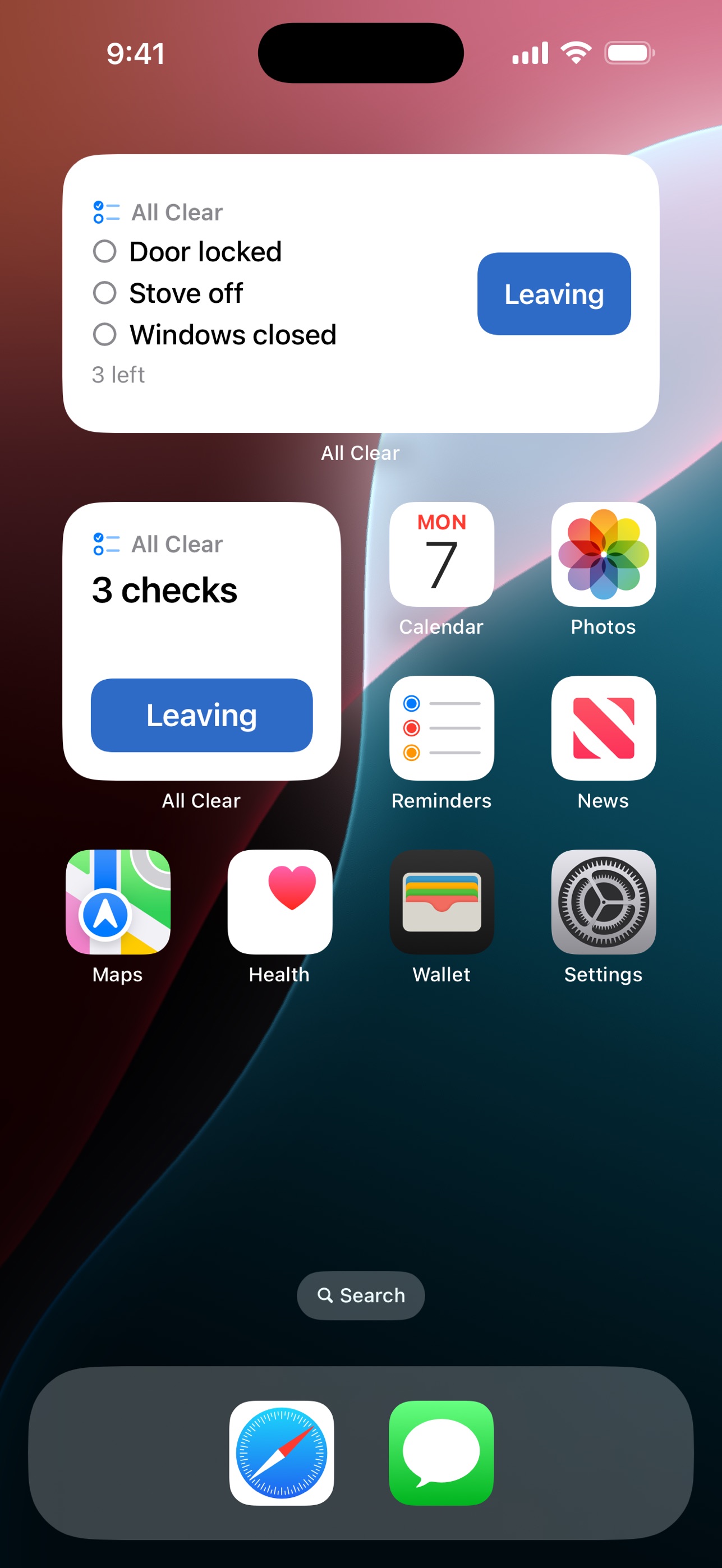 Screenshot 5 of All Clear Checklist