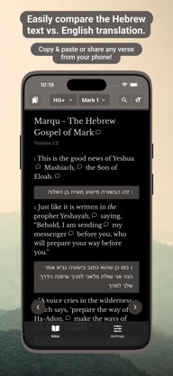 Hebrew Gospels screenshot 2