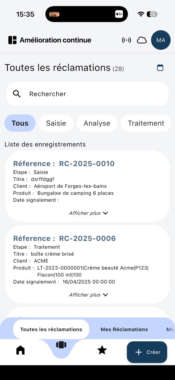 iPhone screenshot