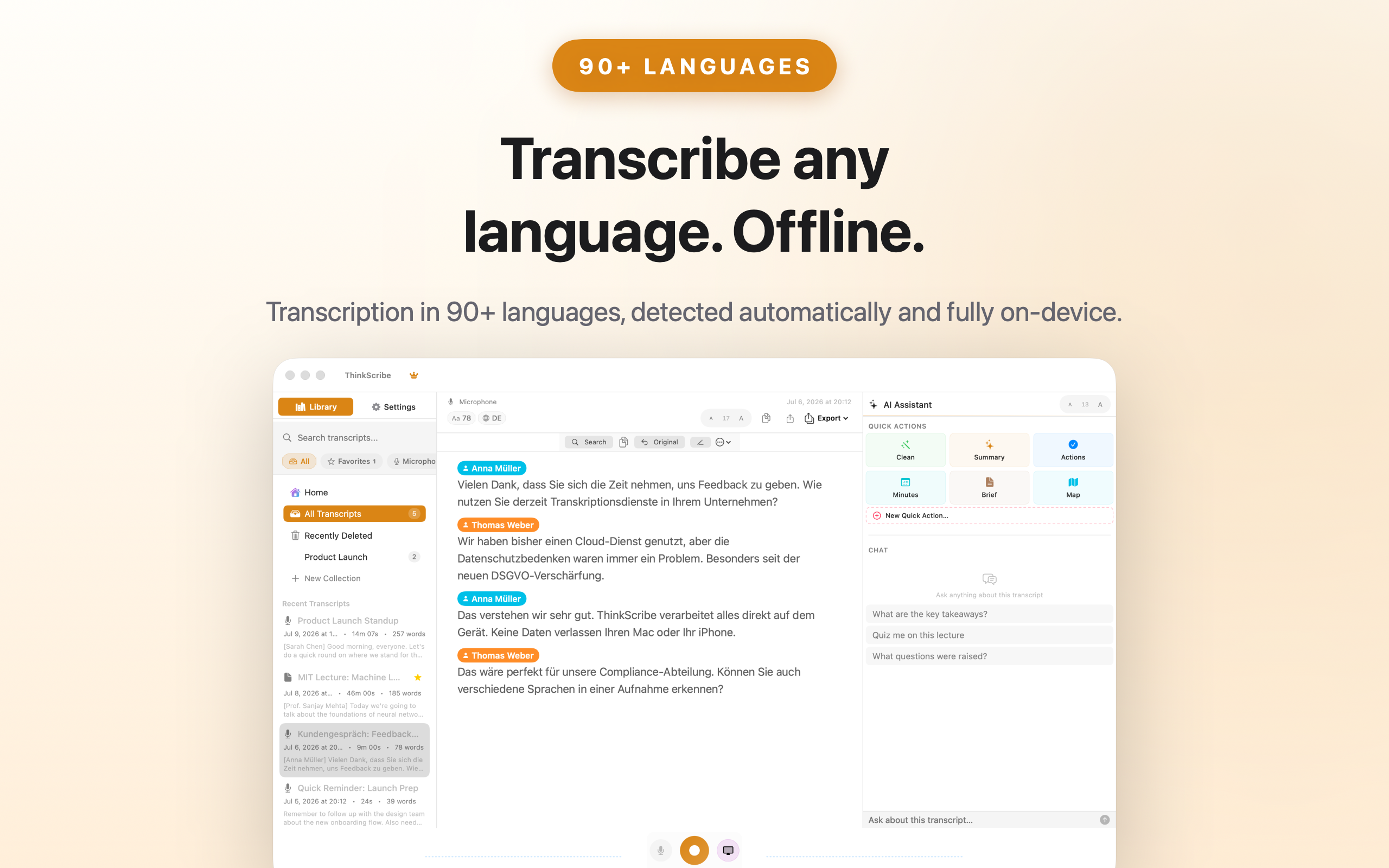 Voice to Text AI: ThinkScribe screenshot 26