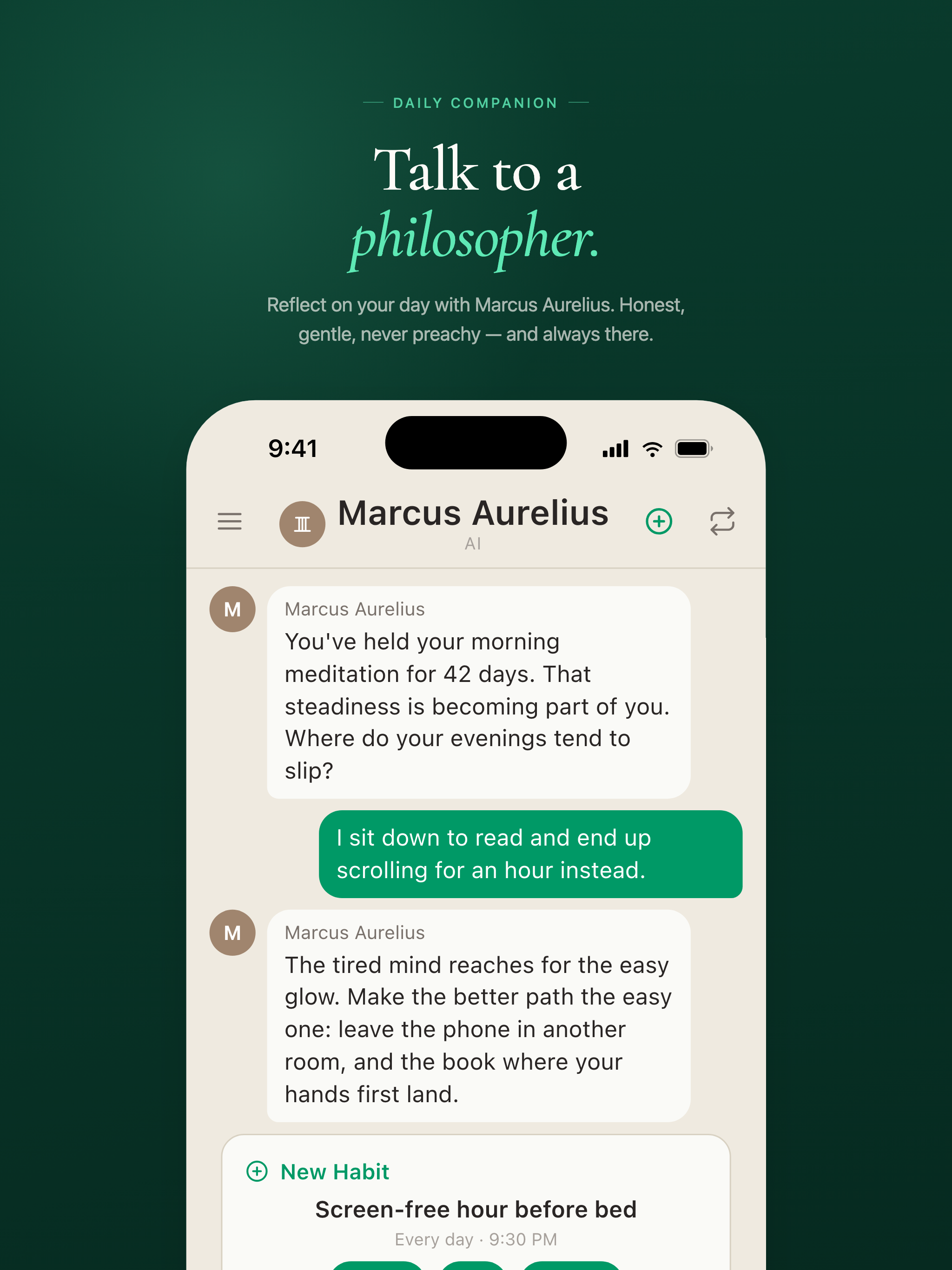 Marcus AI: Habit Tracker screenshot 6