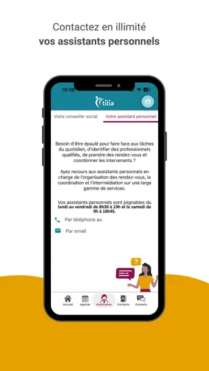 Capture d'écran de Tilia Pour Les Aidants sur iPhone 5