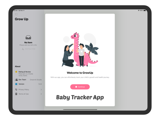 Screenshot #5 pour GrowNote: Kids Growth Tracker
