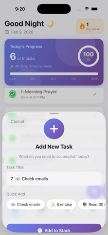 DailyList - Daily List Tracker Screenshot 2 of 6