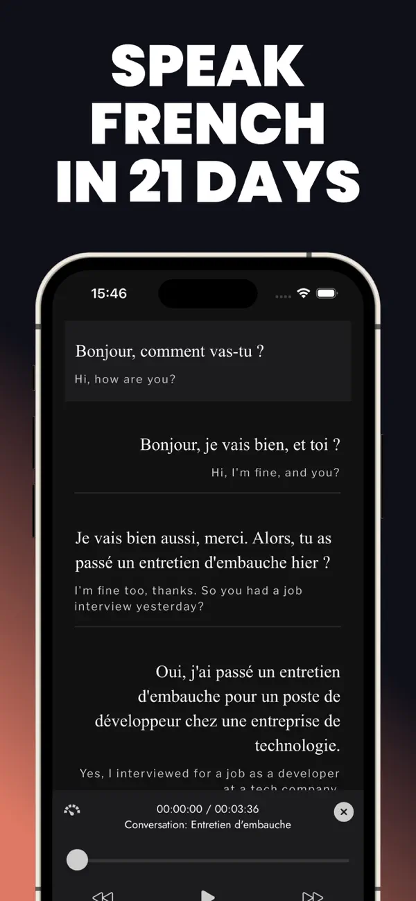Practice French Speaking Screenshot 1