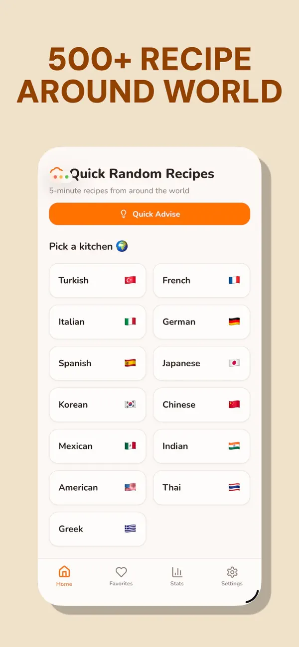 Screenshot #3 pour Quick Random Recipes World