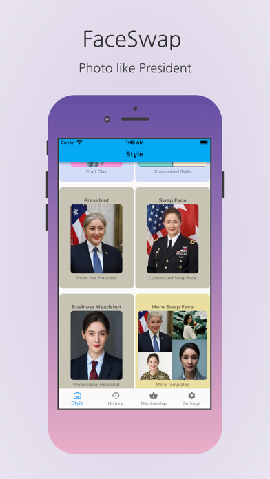 FaceSwap/Headshot-PhotoStyler Screenshot