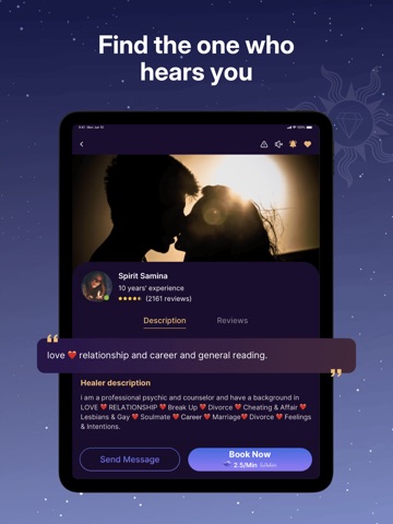 MyHealer Live Psychic Readings App Store preview screenshot 8