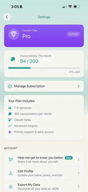 Cherizh: AI Companion Chat screenshot 3