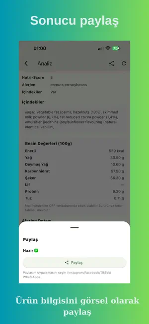 FoodCheck Food Analysis screenshot 4