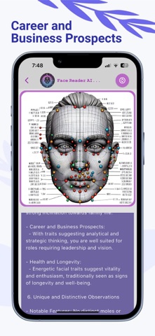Face Reader AI: Insights iPhone screenshot