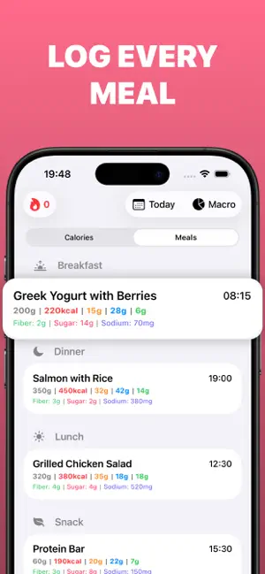 Celest: Calorie Counter screenshot 2
