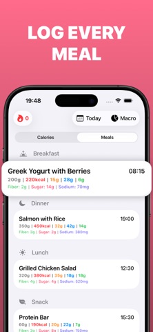 Celest: Calorie Counter Screenshot 2 of 5
