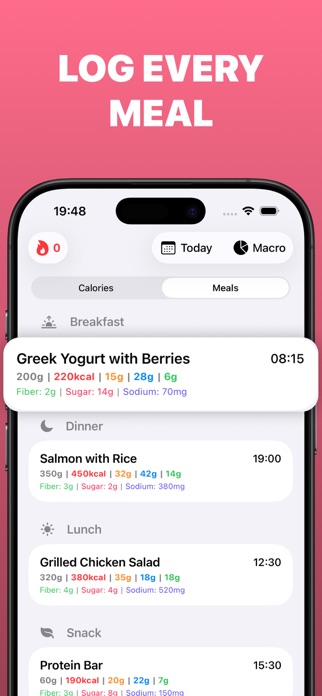 Celest: Calorie Counter Screenshot 2 of 5