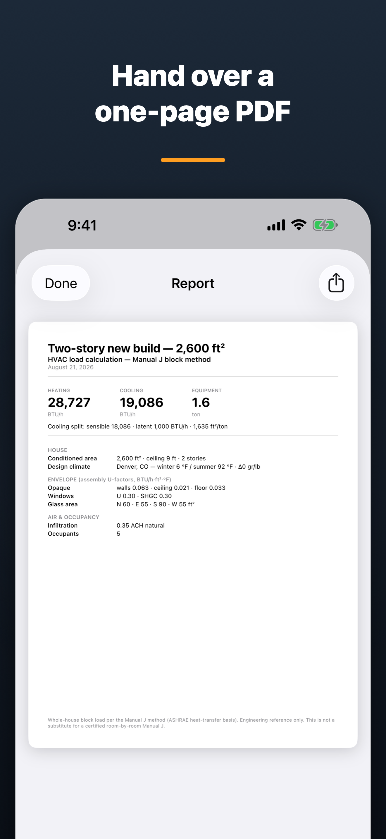 HVAC Load Calc: Manual J screenshot 2