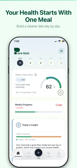 PureEats – Eat Clean for Life screenshot 1