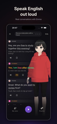Lang Shadow: English Shadowing Screenshot 1 of 8