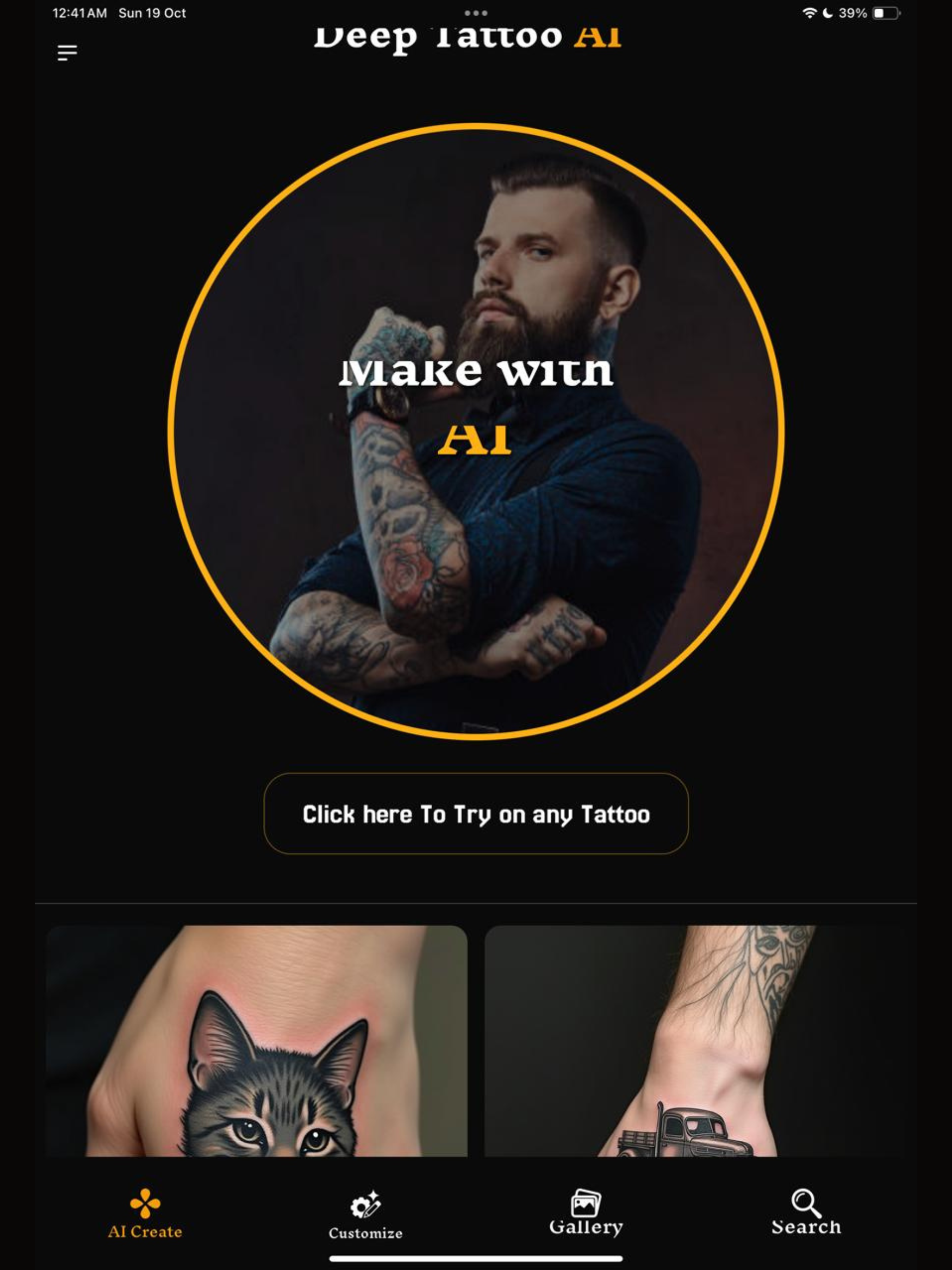 Deep Tattoo