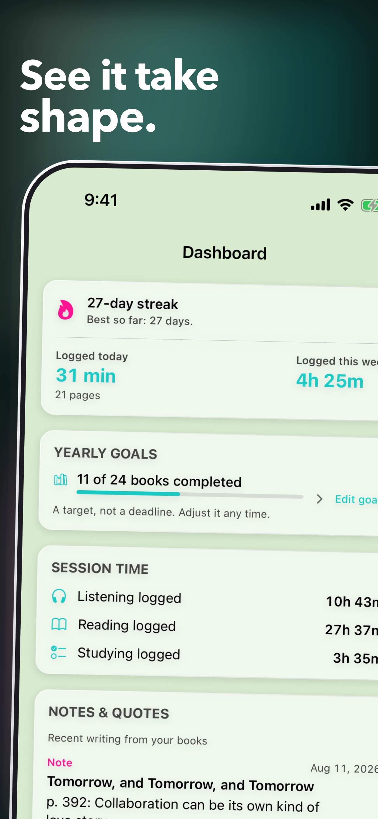 The Shelf - Reading Tracker screenshot 4