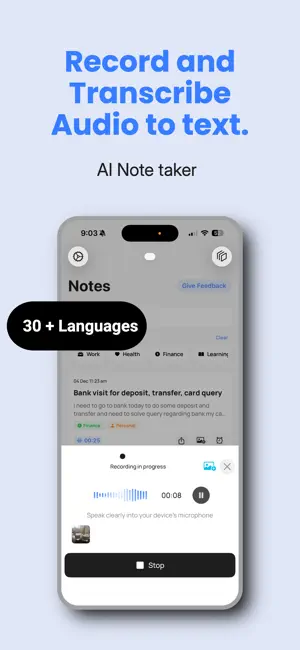 Voicenotes & Calendar: Voicely screenshot 1