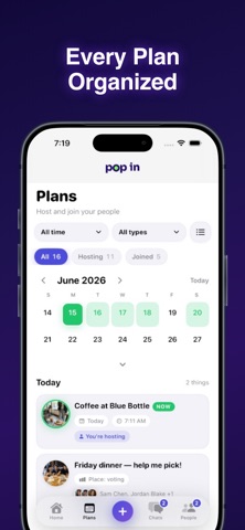 Pop In Be Social screenshot