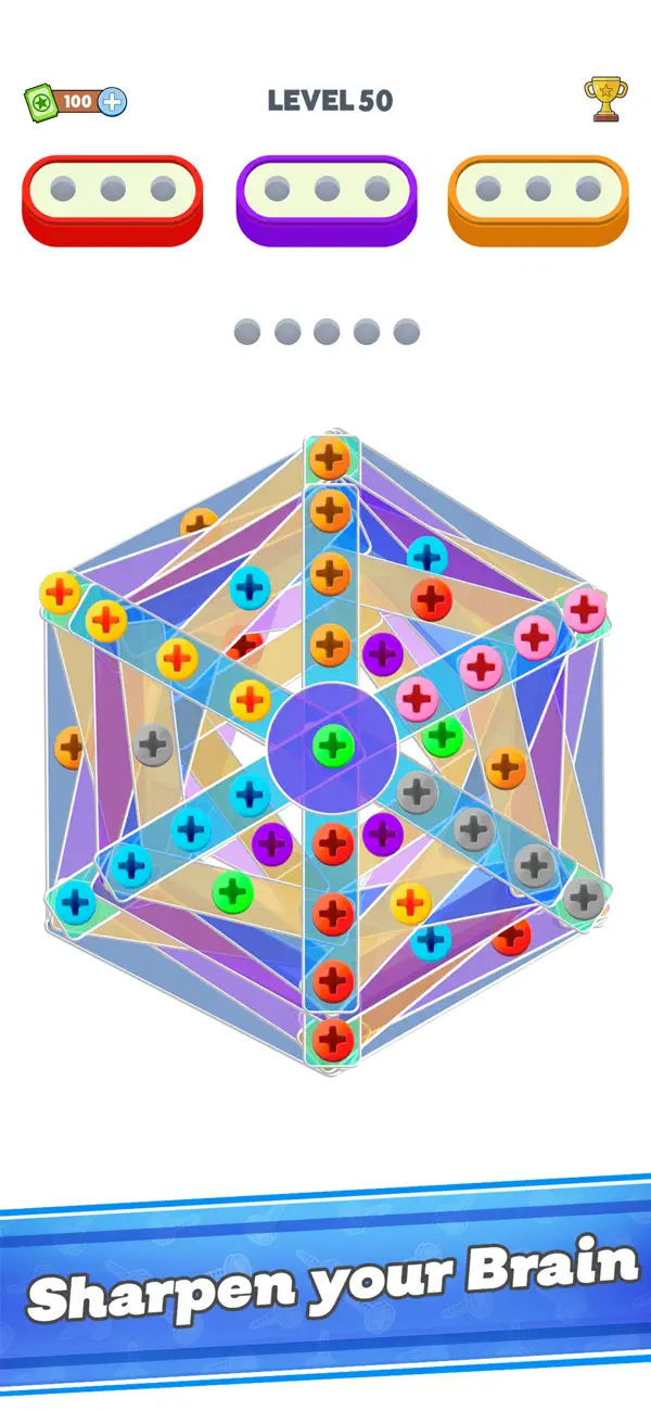 Screenshot #2 pour Screw Jam:  Puzzle Challenge