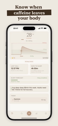 Koffee - Caffeine Tracker Screenshot 1 of 9