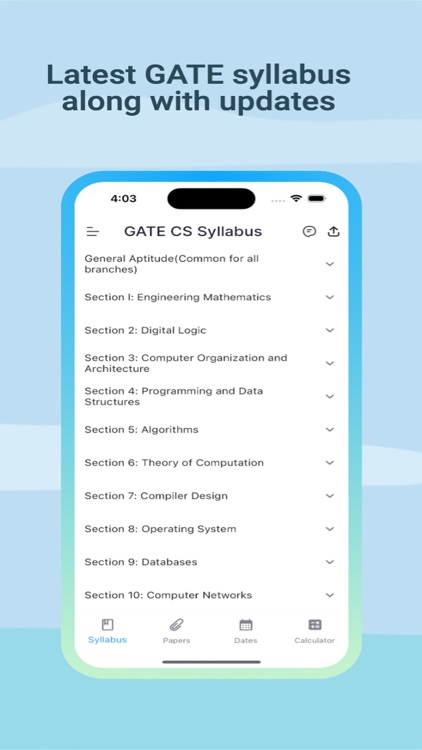 iStudy App - Syllabus & Papers