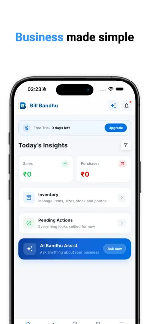 BillBandhu: Voice Billing AI screenshot 1