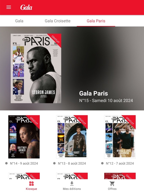 Gala - le Magazine iPad screenshot 7 - Lifestyle app