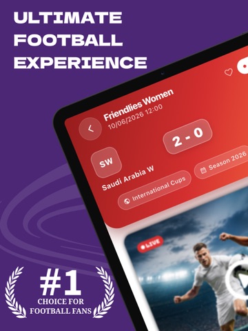 VacoTv - Live Football & IPTV iPad screenshot 1