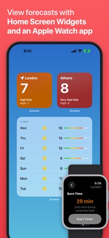 Sunwise: UV Index & Sunburn Screenshot 3 of 3