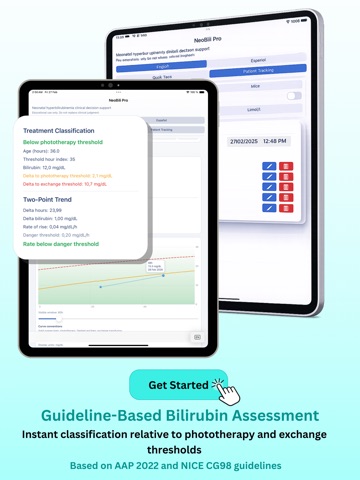Bilirubin Tool - NeoBili Pro ipad screenshot 2