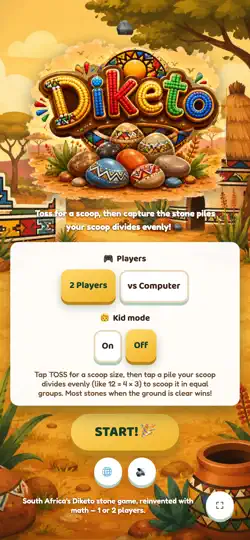 Capture d'écran de Diketo: Math Stones sur iPhone 1