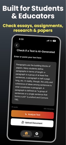 AI Detector & Humanize Text iPhone screenshot