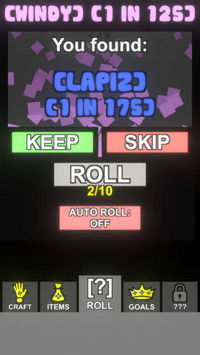 Auras RNG Screenshot