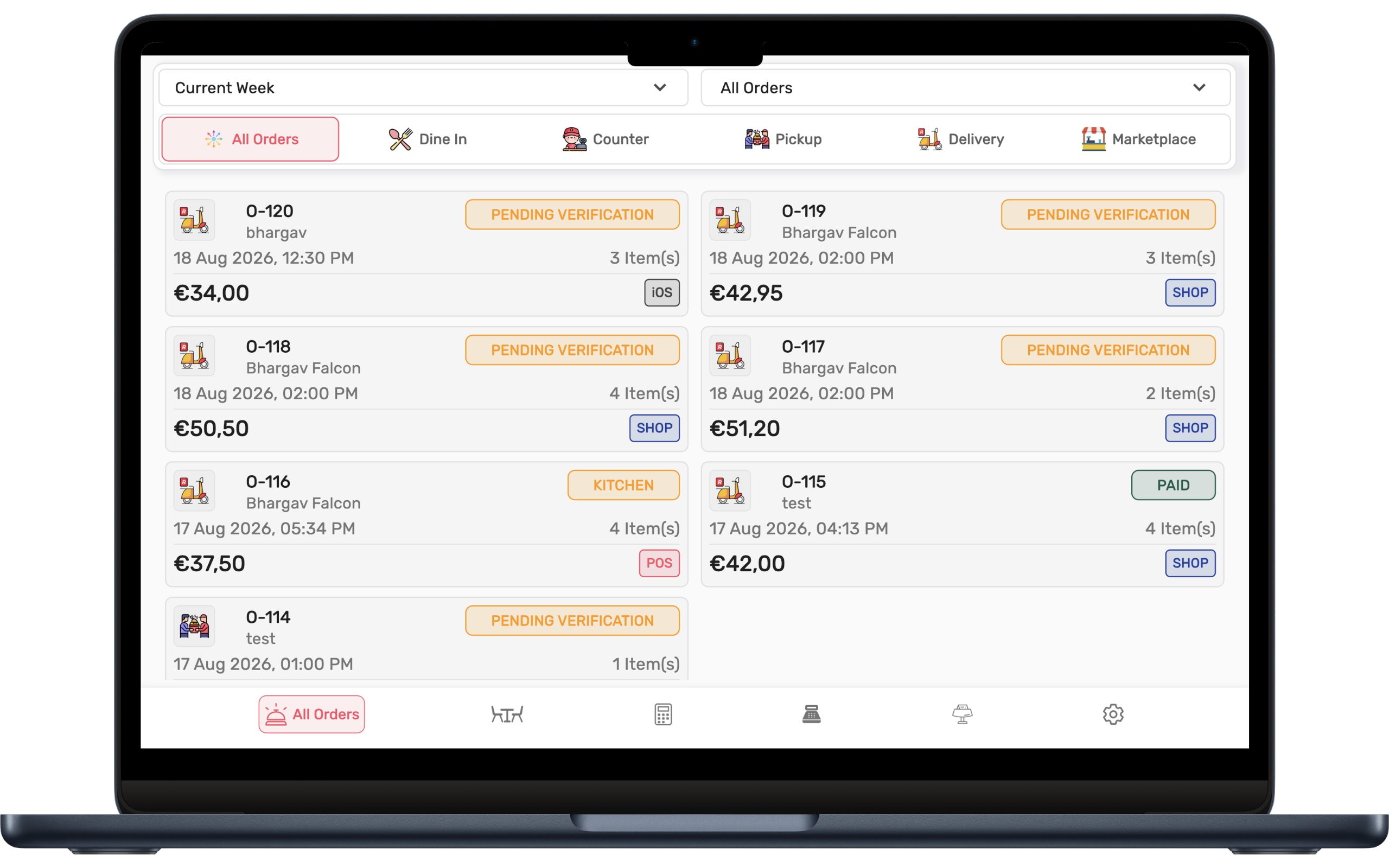 Dinemetrics screenshot 13