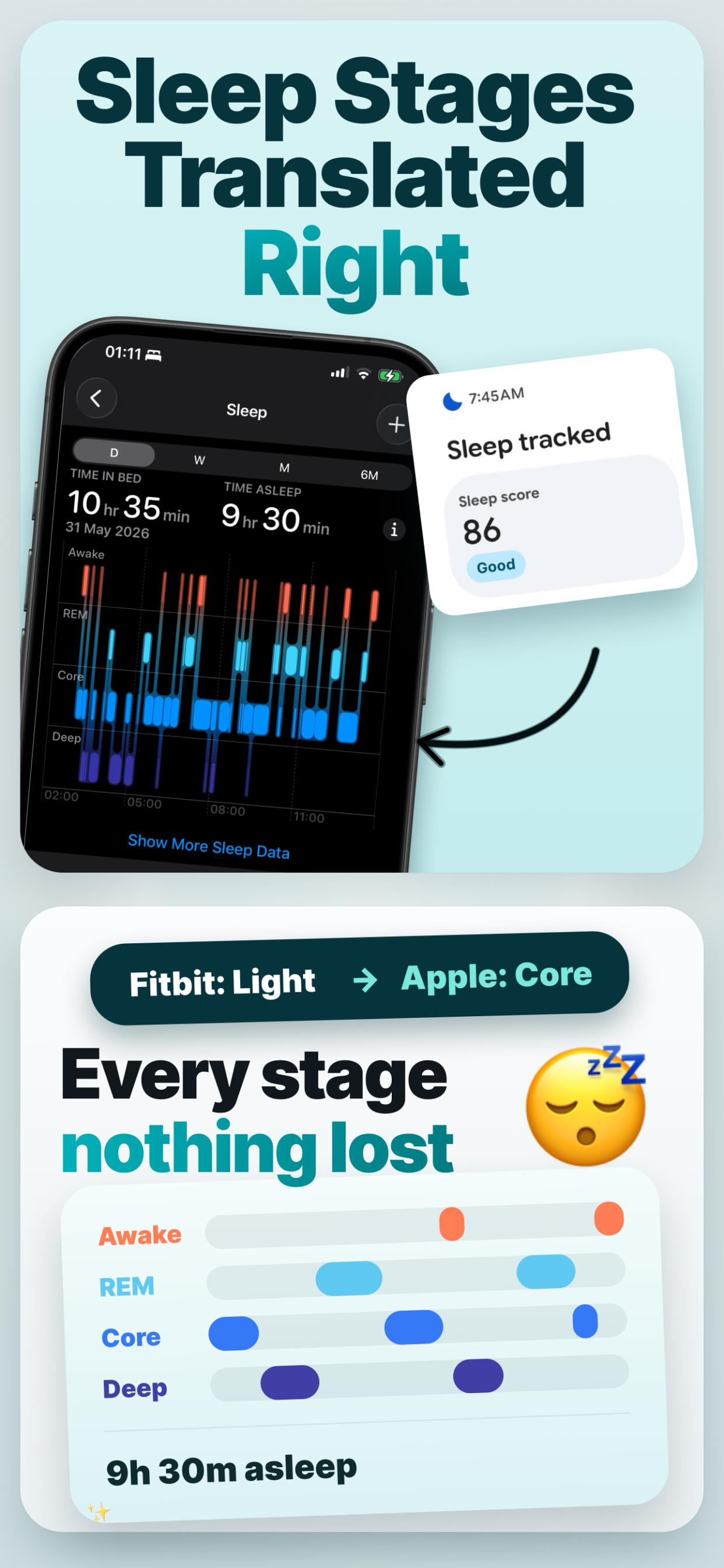 Syncly: Fitbit Sync to Health screenshot 2