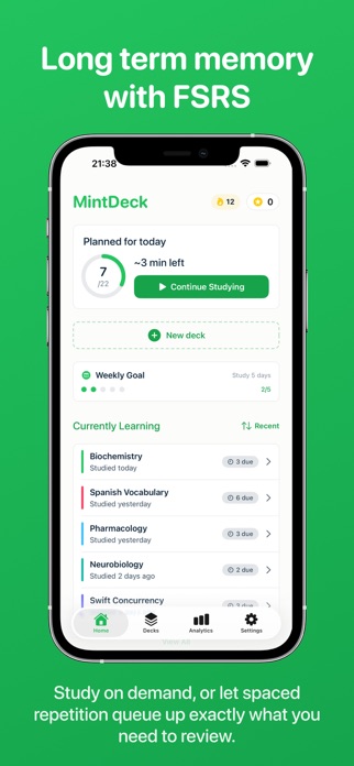 MintDeck: Flashcards & Quizzes Screenshot 4 of 10
