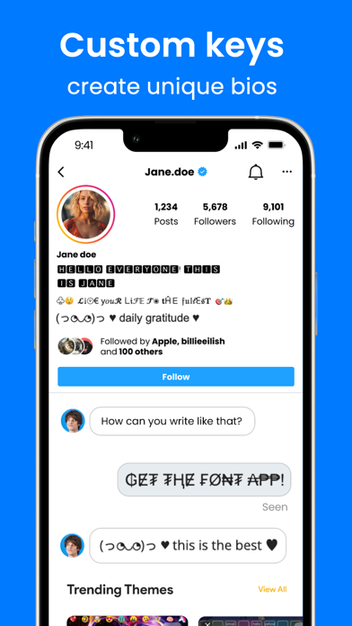 Fonts for iPhones - Cool Fonts Screenshot