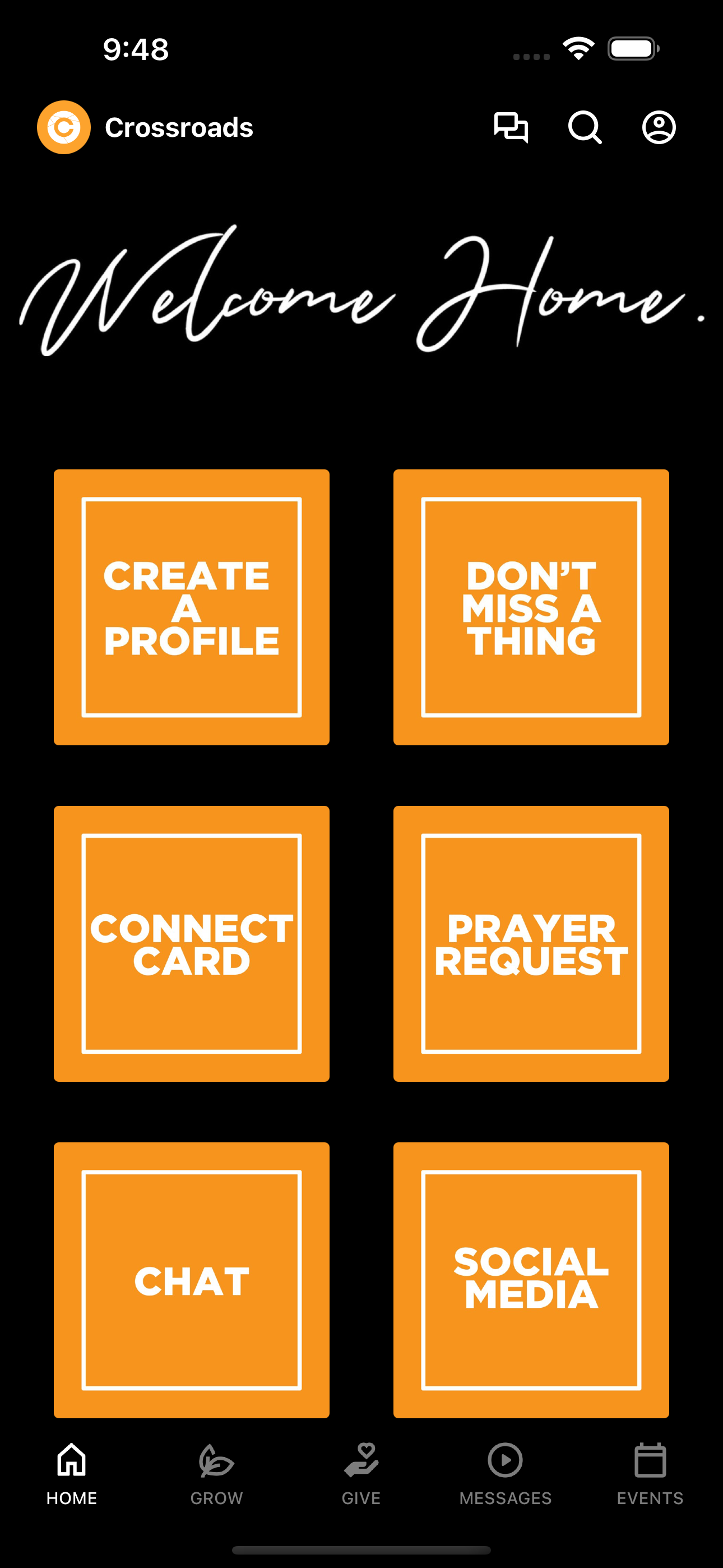 My Crossroads App