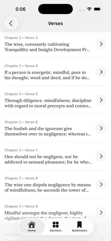 Daily Dhammapada screenshot 5 of 7